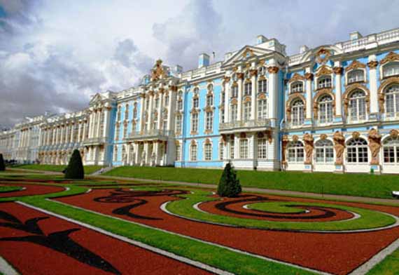Екатерининский парк в Пушкине - Екатерининский дворец