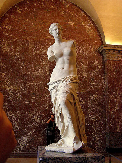 самые известные статуи и скульптуры - Венера Милосская