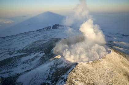 история альпинизма в России - вулкан Эребус