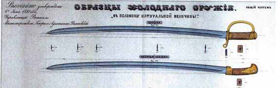 шашка СССР - шашка 1881
