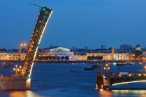 белые ночи в Петербурге 2019 - троицкий мост