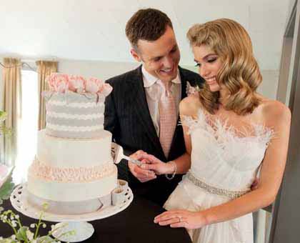свадебные традиции в России - разрезание торта