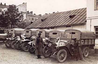 медицинское обеспечение в первой мировой войне - санитарный транспорт