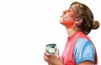 Советы народной медицины - полоскание горла при болях